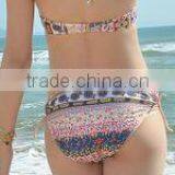 BSC015 Fashion Models Sexy Triangle Fission Printing Swimwear Bikini thumbnail-2