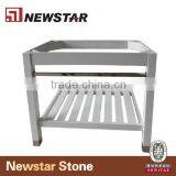 Newstar Commercial White Vanity Base