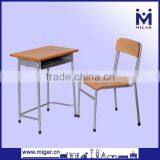 Cheap Simple Hot Sale School Table and Chair Set 1 Person MG-0201 thumbnail-1