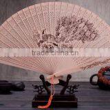 Classic Chinese Drawing Fragrant Wooden Hand Fan for Lady