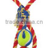 Colorful Braided Pet Tug toys/Pet Rope Toys/Dog Chew Toys