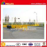 China Phillaya Manufacture Hot Sale 2 or 3 Axles Shipping Port Flatbed 20ft 40ft Skeleton Semi Trailer for Sale thumbnail-5