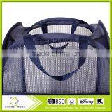 Foldable Pop-Up Mesh Hamper Collapsible Laundry Basket thumbnail-4
