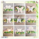 Legs Hanging Ring Star Butterfly Flower Whale Wooden Carving thumbnail-6