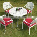 Garden Backyard Furniture Cast Aluminum Table And Chair thumbnail-5