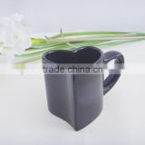 heart shape ceramic couple cup