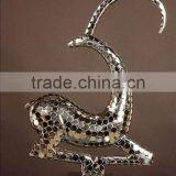 Casting Abstract Stainless Steel Deer Sculpture For Garden Decoraton thumbnail-1