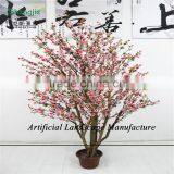 SJZJN 310 New Artificial Peach Tree Srtificial Sakura Flower Lobby Artificial Peach Blossom Tree thumbnail-6