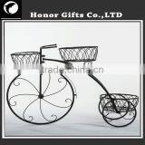 Decorative Wrought Iron Bicycle Plant Stand Iron Bicycle Plant Stand thumbnail-3