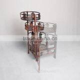 Garden Decor Iron Art Decorative 3 Tier Flower Pot Bronze Vintage Iron Flower Pot Stand thumbnail-6