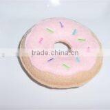 2017 Donut With Pink Icing & Spinkles Felt Play Food Made in China