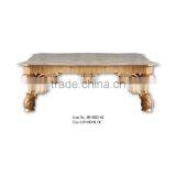 French Style Antique Reproduction Square Tea Table