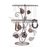 Rose Metal Jewelry Display Neck Stands 2 Layers Jewelry Stand thumbnail-2