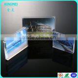 Supplier Rectangle Shape Blank Plastic Acrylic Photo Frame Fridge Magnet With Picture Insert thumbnail-3