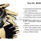 Hi-vis Goatskin Leather Hand Tools Glove thumbnail-1