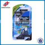 STAINLESS STEEL TRIPLE BLADE RAZOR WITH MOVING HEAD thumbnail-1