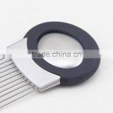 High Quality Stainless Steel Potato Tomato Onion Slicer Holder With Odor Remover thumbnail-5