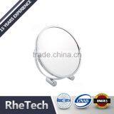 Chrome Finishing Metal Round Decorative Magnifying Makeup and Desktop Mirror thumbnail-1