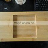 2017 Newest Bamboo Rectangular Barbecue Mat With Groove