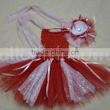 Crochet top Tutu Dress Girl glitterTutus
