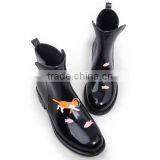 Girls Ankle Low Cut Fashion Rainboot Unique Design Durable Cheap Rain Shoes thumbnail-3