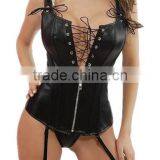 Mature Black Sexy Front Open Lingerie for Japanese Big Breast Young Hot Fat Ladies thumbnail-1