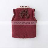 Latest Waistcoat Designs for Baby 2016 Back Bow Cotton Vest thumbnail-4