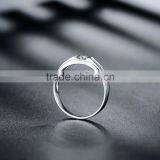 Excellent Quality Raw Natural Diamond Platinum Ring thumbnail-1