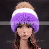 CX-C-235C Good Quality Custom Knitted Beanie, Pom Pom Plain Beanie thumbnail-2