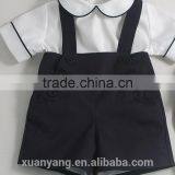 100% Cotton Woven Farbric New Fashion Suit Two Pieces Children Clothes thumbnail-1