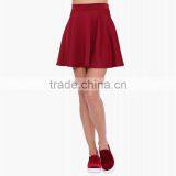 MGOO Stock Wholesale Price Women Pink Summer Pleated Skirts For Women Plain High Waist Skirts 15144C008 thumbnail-4