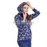 Mamalove Plus Size Thermal Fleece Maternity Hoodies Breastfeeding Sweatshirt Nursing Clothes Europe Size thumbnail-5