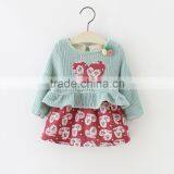 2016 New Autumn and Winter Thickened Clothing and Cashmere Dress Girl Child Princess Skirt thumbnail-1