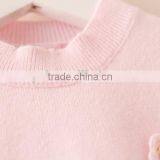 2016 Latest Cute Baby Girls Sleeveless Soft Wool Sweater Design Baby Clothes thumbnail-3