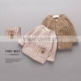 S16351A 2017 Spring Brand Knitted Girls Outerwear Children Coat thumbnail-1