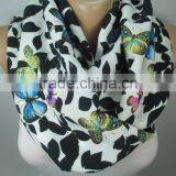 BUTTERFLY Print Scarf Shawl Animal Scarf Infinity Scarf Women Fashion Accessories Christmas Gift Ideas For Her thumbnail-3