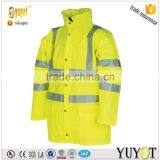 PU Coated High Visibility Reflective Waterproof Safety Jacket thumbnail-1