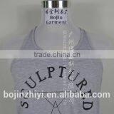 Gym 100% Cotton Water Printing Mens Tank Top thumbnail-2
