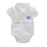 Factory Supply Plain Baby Body Suit 100% Cotton Baby Clothes Gown thumbnail-5