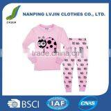 Girls Pajamas, Ladybug Kids Sleepwears Cotton 2-7 Years Little Girls Pjs Sets thumbnail-1