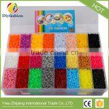 Wholesale Diy Fashion Flexible Kids Craft 24 Colors Tray Mini Hama Perler Beads thumbnail-2