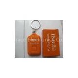 promotional ABS Material Solar Power Keychain with 3pcs of 5mm led Flash Light Torch