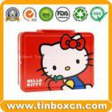 Lunch Tin,Lunch Box,Tin Lunch Box,Handle Tin Box thumbnail-1