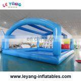 Blue 8m Inflatable Swimming Pool Foam Pool With Tent