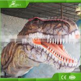 2016 new artificial decoration lifelike customized dinosaur head for sale