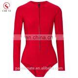 Low Moq Custom Made Fashion Women Neoprene Long Sleeve Thermal Rash Guard thumbnail-1