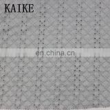 Custom wholesale embroidery lace dress fabric korea