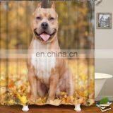 I@home 3d Digital Mildew Resistant 100% Polyester Dog Fabric Shower Curtain Printing Waterproof thumbnail-2
