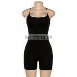 Sleeveless Off Back Cross Strap Custom Sexy Fashion Club Trending Bodysuits thumbnail-1
