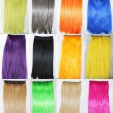 Straight Style 55Cm Single Color 5 Clips in Synthetic Hair Extension 100g-120g Matt Fiber 5pcs/lot thumbnail-5